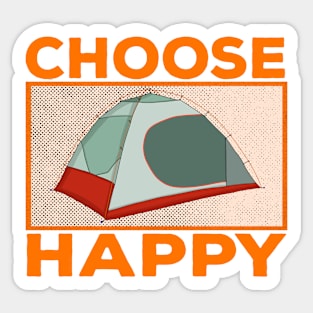 Choose Happy Sticker